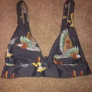COPY - Boys and Arrows birds bikini top
